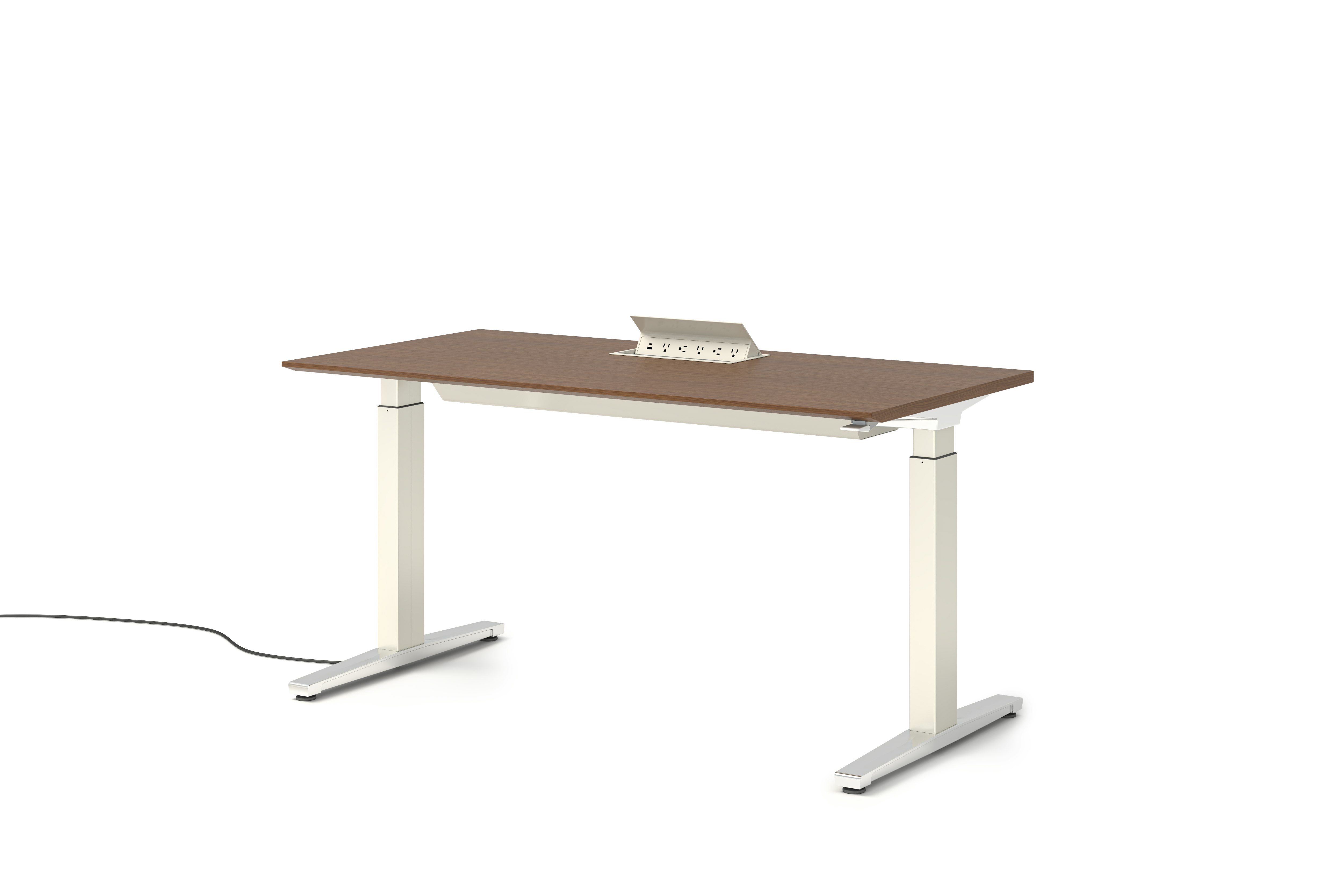Herman Miller Renew Sit-Stand Desk with Walnut Top